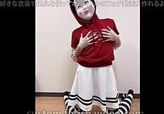 Girl in Skirt Masturbates with Fetish Tease