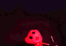 Cock painting turns into extreme hardcore masturbation session