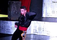 cau graham dances gogo at danger club