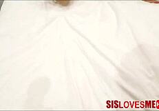 I spend time with my skinny blonde teen step sister in college pov