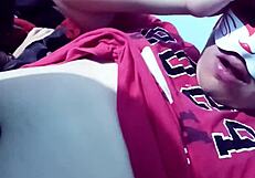 I sucked his cock after he lost the bet, and he came in my mouth