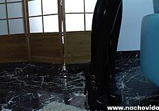 Imagine Nacho pinning Krysta's nipples and lip before plunging his monster cock into her throat.