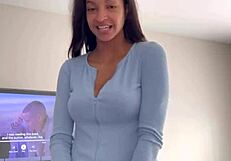 Pov Ebony Slut Begs For Cum On Face!