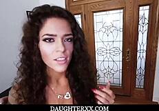 Step daughter learns a lesson from Victoria Voxxx.