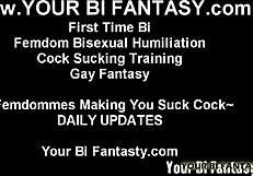 Gay dating profile creation with BDSM toys; femdom
