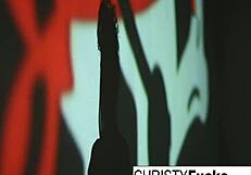 Hot Christy Mack plays with amazing ass and tight wet pussy