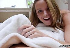 I feel the milf's prostate massage with sexy blonde jane doux, stirring taboo sensations