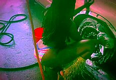 i strip in bikini at car wash, clothes ripping