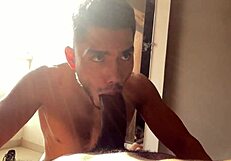 Black Stud Dominates African Hunk With Huge Bareback Cock