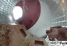 hot shower fun with christy dahlia and ivan