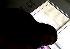 Skilled woman performs interracial handjob on cock