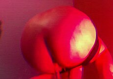 Trans woman performing close-up for you with sexy maddy