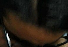 Do you want to see me suck that black cock while wearing glasses?