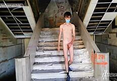 Straight Friend Helps Me Wank At Ruined Building In Public