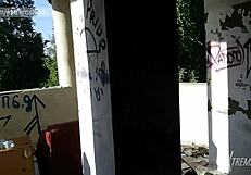 Straight Friend Helps Me Wank At Ruined Building In Public