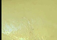 washing the car with a hose in the shower