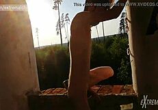 Straight Friend Helps Me Wank At Ruined Building In Public