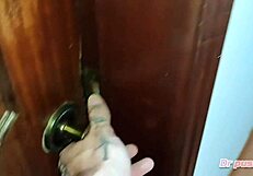 Ebony empregada performs interracial acts for extra money