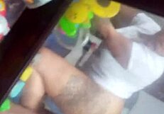 Huge Black Cock Teases Fat Ass with Tattoos