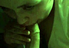 she's sucking that stranger's cock