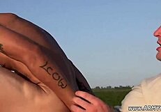 emo guys explore bisexual fun spreading cheeks by the panama canal