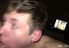 twink dives into dumpster bareback cock filling, gay adventure unfolds