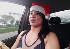 Bianca's Anal Christmas Surprise With Peruvian Brunette