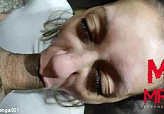 Sucking Mr. Poromga's dick as his Argentinian prostitute neighbor.