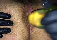 Intense 6cm Anal Plug Play Stretches Tight Ass