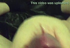 Chubby wife gives sloppy pov handjob and bends over for doggy finish with big hairy ass