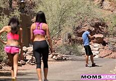 Hot Teen Tricks Neighbor Boy Into Wild Bedroom Action