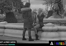 Two Stunning Lesbians In Stockings And Lingerie Scissor And Eat Pussies In 69