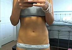 Sexy blonde on webcam