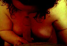 She sucks the tasty cock eagerly