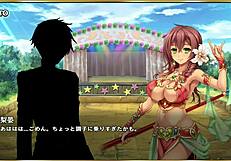 Erotic Scene From Makoihime Musou Tenka Touitsu Den Featuring Taishi Ji In Seductive Dance Costume