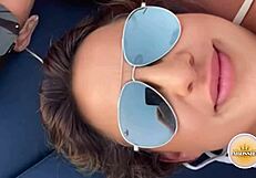 Me and my friend intensely fuck the blonde milf at the beach motel.