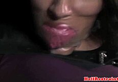 Clitpierced Sub BOUND And PUNISHED In Dungeon With Pierced Nipples