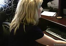 Naughty Georgia Blowjob Fucking Hardcore Closeup!