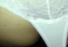 Chava showing her ass in thong and spreading it wide