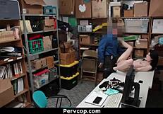 Caught red-handed: This morning, a shoplifter was capture in a mall which was taken for strip search
