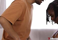 black hazel grace rides hard in missionary scene