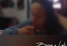 Who Can Resist This Latina Blowjob Queen's Intense Oral Skills? Watch Till The End!