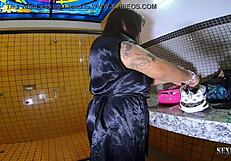 i'm gettin ready for my dp with angel takemura, lidy silva makin me relaxd in lingerie