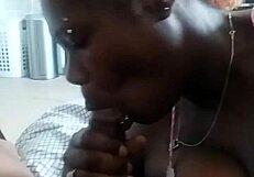 She just can't get enough of that cum, swallowing it all down 😋