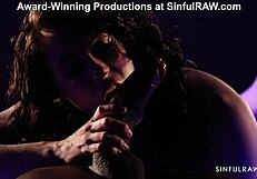 a big black surprise in stockings and lingerie