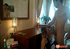 Nerdy blonde ria koks fucks her stepbro