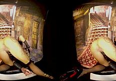 Claudia Mac rocks cosplay dildo masturbation in 3D VR