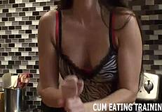 Ever tried licking cum off my bare skin, huh?