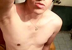 Blonde Takes Monster Cock Cum on Ass