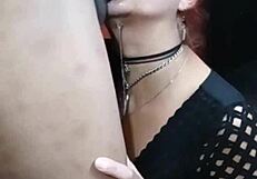 Cachorra Slurps Cock, Gets Messy, Vomits on Shaft